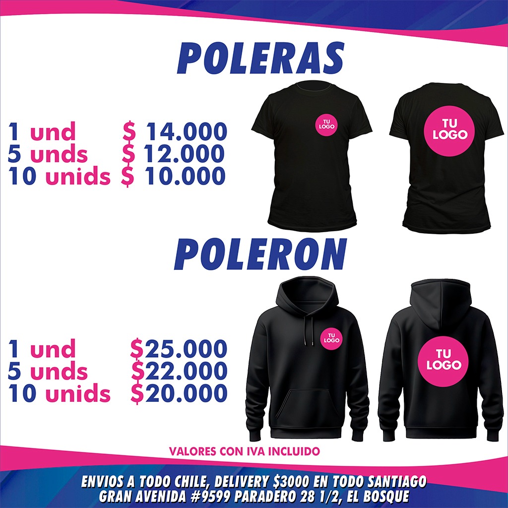 Poleras y Polerones